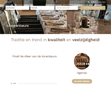 Tablet Screenshot of korenbeurs.nl